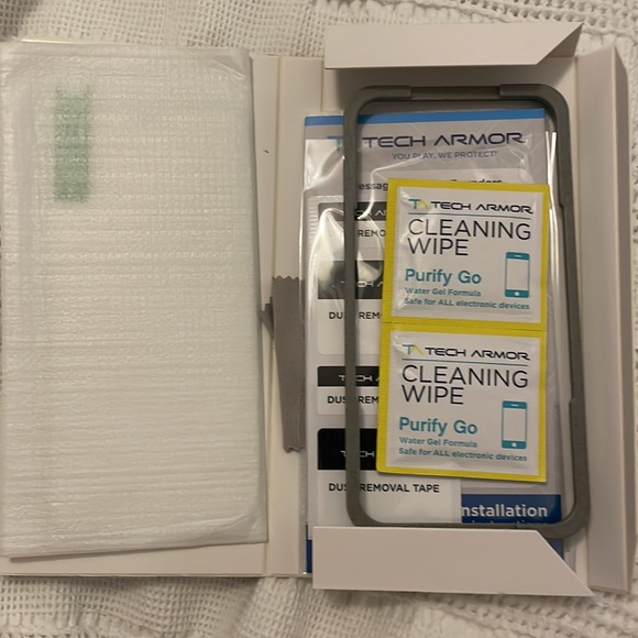 (3) Tech Armor Ballistic Glass Screen Protectors for iPhone 12 Pro - Picture 2 of 3